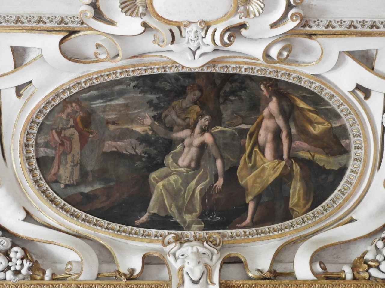 Metamorfosi di Biblide in fonte . Metamorfosi - Palazzo Ducale, Mantova